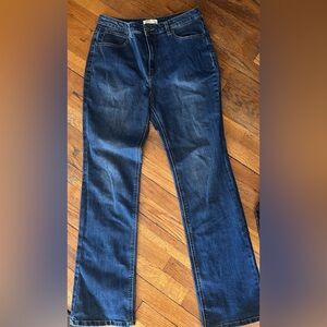 Oat New York Dark Blue Straight Leg Jeans
